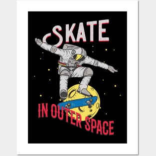 Skate in Outer Space Posters and Art